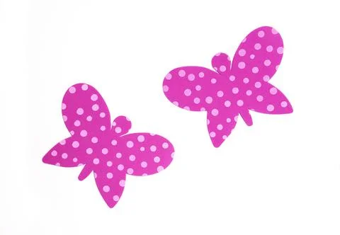 Pink butterflies 스톡 사진
