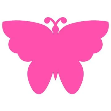 Pink butterfly Stock Illustration