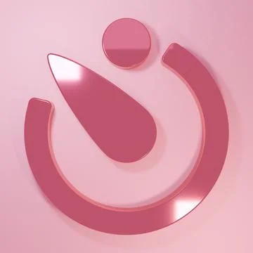 Pink Camera timer icon isolated on pink background. Photo exposure. Stopwat.. 스톡 일러스트