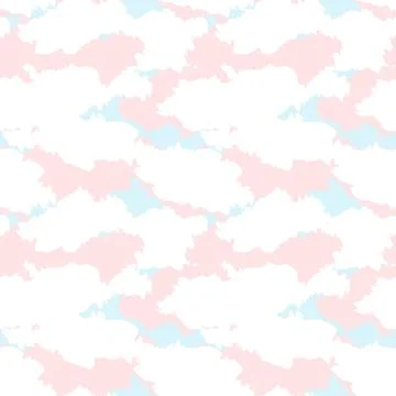 Pink Camouflage Abstract Seamless Pattern Background Stockillustratie
