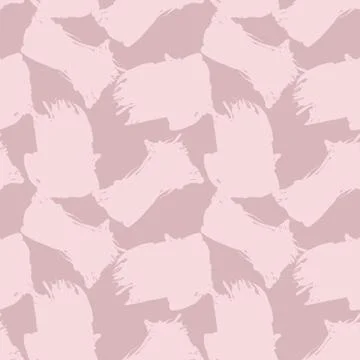 Pink Camouflage Abstract Seamless Pattern Background Illustrazione stock