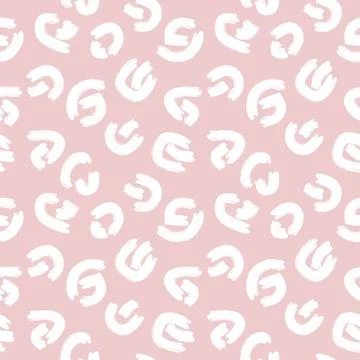 Pink Camouflage Abstract Seamless Pattern Background Illustrazione stock