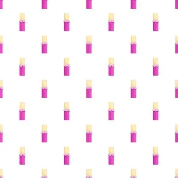Pink candy bar pattern creating sweet dessert background Illustrazione stock