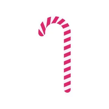 Pink Candy Cane Stock Illustration