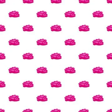 Pink candy clouds seamless abstract pattern background Stock Illustration