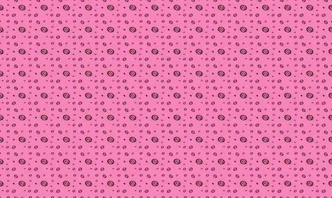 Pink cartoon rabbit pattern background with cute animals Stock Illustration