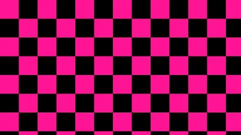 Pink checkered background seamless pattern Stock Illustration