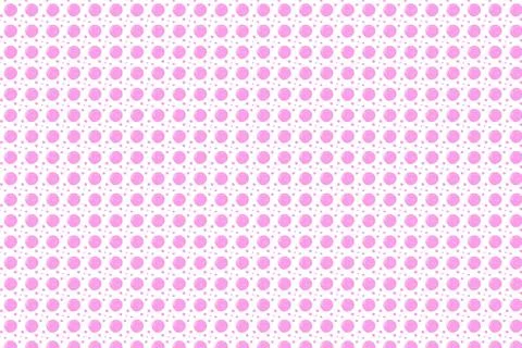Pink chevron pattern illustration. pattern with pink lines of dots on white Stock Illustration