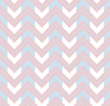 Pink Chevron Seamless Pattern Background Illustrazione stock