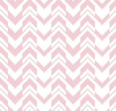 Pink Chevron Seamless Pattern Background Stock Illustration