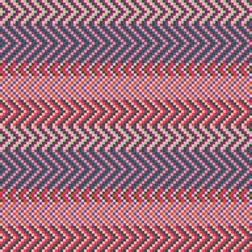 Pink Chevron Textured Knitting Grid seamless pattern design Illustrazione stock