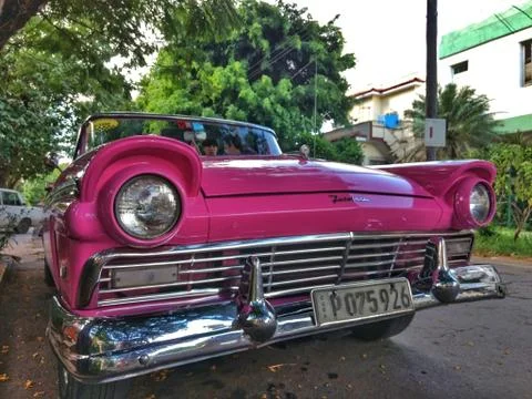 Pink Chevy Stock Photos