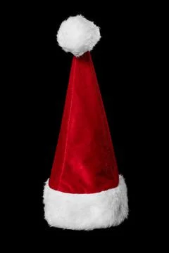 Pink Christmas cap Stock Photos