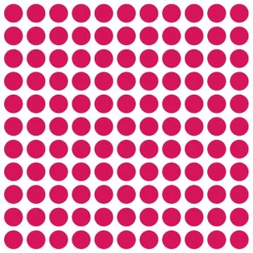 Pink circle round point on white background design for pattern wallpaper back Illustrazione stock