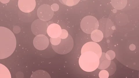 Pink Circle Shape Lights Romantic Background Loop Stock Footage 219402971
