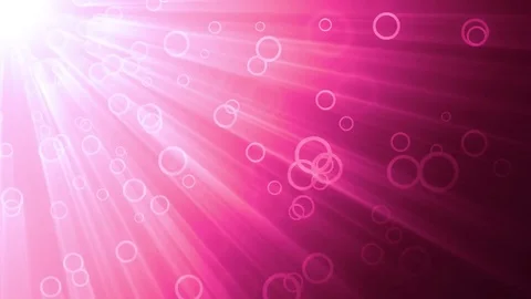 Pink Circles and Light Rays Stock Footage 78594408
