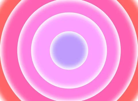 Pink Circles Stock Illustration