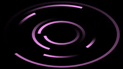 Pink Circles Looping Full HD Stock Footage 105678594