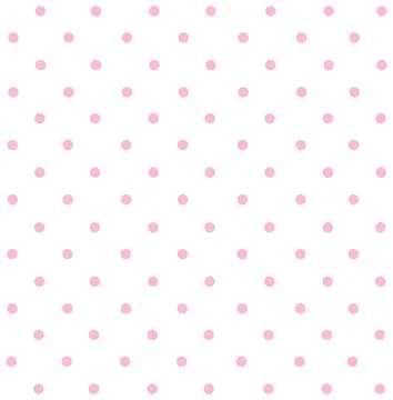 Pink circles pattern white background Stock Illustration