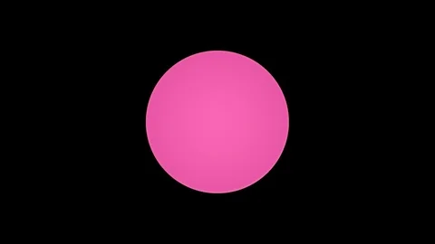 Pink circles transition, in and out with alpha channel Stock Footage 71484374