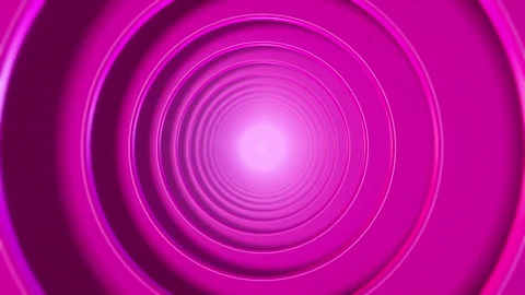 Pink Circles Tunnel Stock Footage 241007596