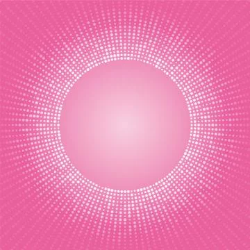 Pink circular background Illustrazione stock