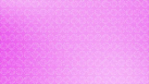 Pink circular dots forming circular half tone geometrical background Stock Footage 307518049