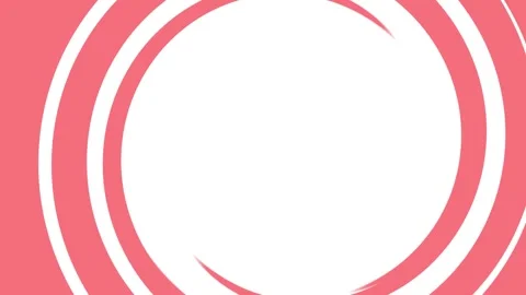 Pink Circular Motion Background, Abstract Round Wave Animation 스톡 동영상 319556538