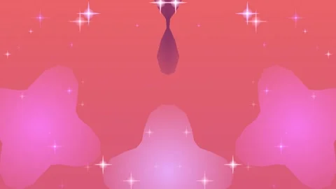 Pink Cloud Background with Stars. 스톡 동영상 330280047