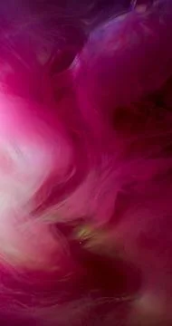 Pink cloud paint background smoke splash liquid Stock Illustration