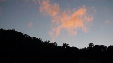 Pink Cloud Timelapse Stock Footage 30473203