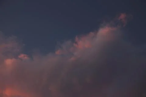 Pink Cloud Wisps Stock Photos