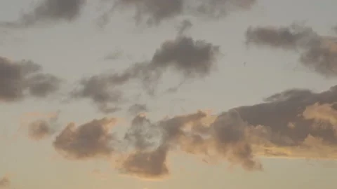 Pink clouds are floating sunset slog 2 s-gamut 4k Video stock 226050086