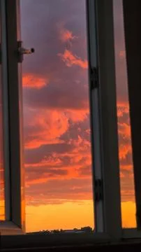 Pink Clouds Bright Stock Photos