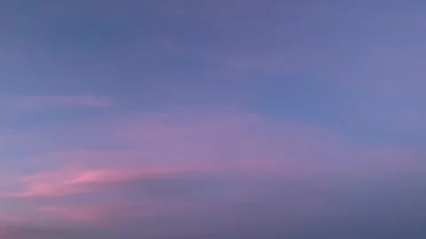 Pink Clouds in Evening Sky Background 動画素材 330355239
