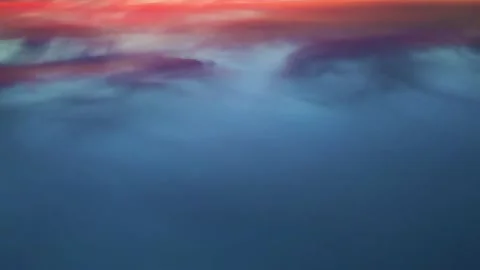 Pink Clouds Floating Softly Across the Fantastic Sky. Fantasy Clouds. Time Lapse Stock Footage 239160875