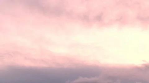 Pink clouds Stock Footage 11024860