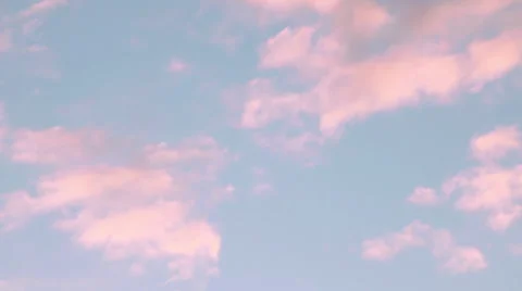 Pink clouds Stock Footage 49761951