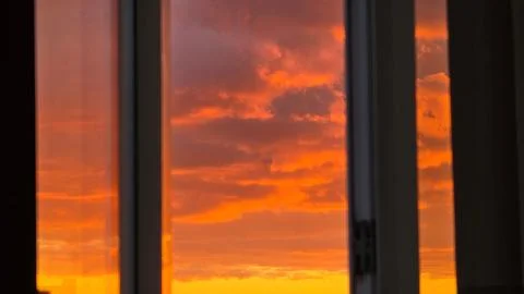 Pink Clouds Landscape Stock Photos