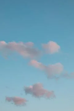 PINK CLOUDS Stock Photos