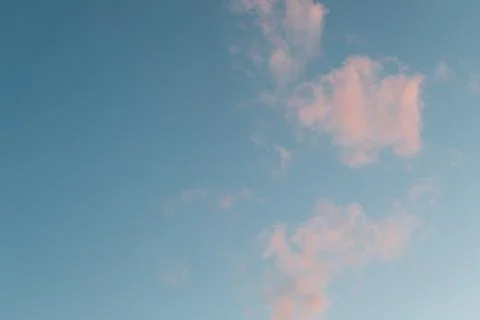 PINK CLOUDS Stock Photos