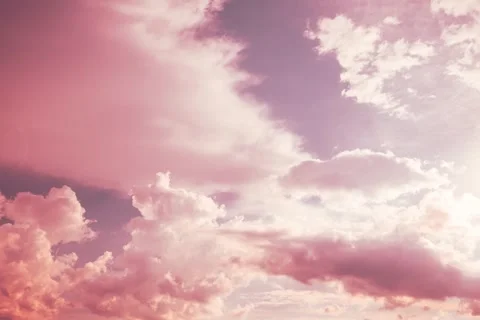 Pink Clouds Timelapse pink Sky Background. Sky Fluffy Clouds . Pink, Purple Sof Stock Footage 342938763