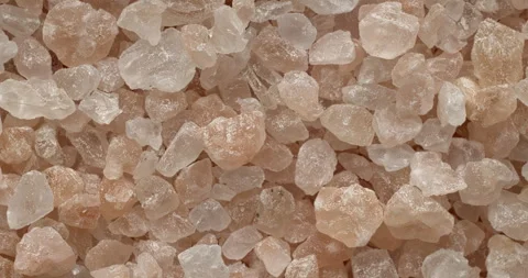 Pink coarse grain salt. Stock Footage 277991847