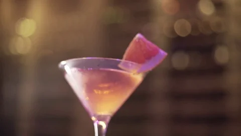 Pink Cocktail MCU Video stock 84052422