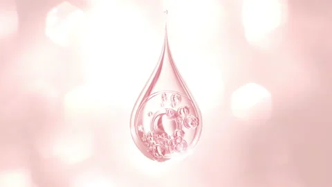 Pink collagen Stock Footage 194258328