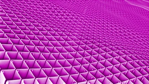 Pink color 3d cube forming wave pattern simple and classy background Stock Footage 296089281