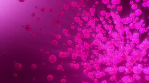 Pink color bubble abstract sphere background Stock Footage 244837334