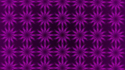 Pink color flower shape object rotating and creating hypnotic effect Stock Footage 233554426