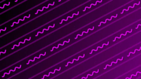 Pink color parallel squiggly line pattern background Stock Footage 225506325