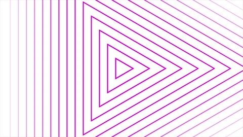 Pink color Triangular shaped repeating pattern background Stock Footage 204724186